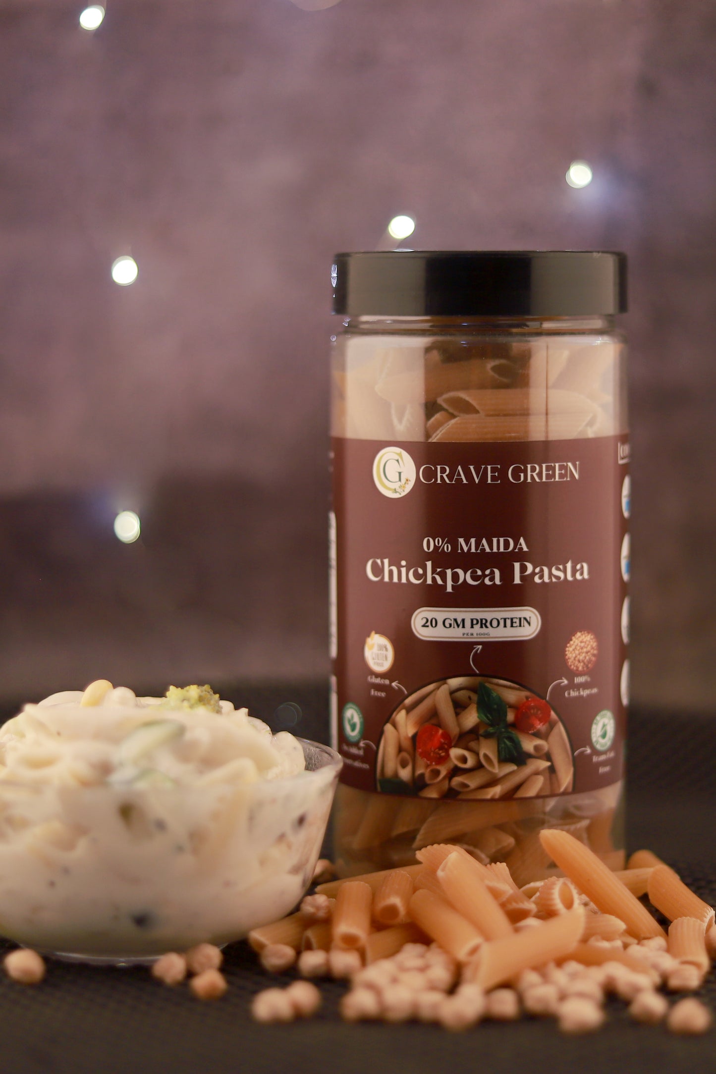 Chickpea Penne Pasta